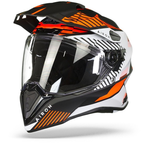 AIROH Commander Adventure Helmet - 'Boost Orange' (Matt)